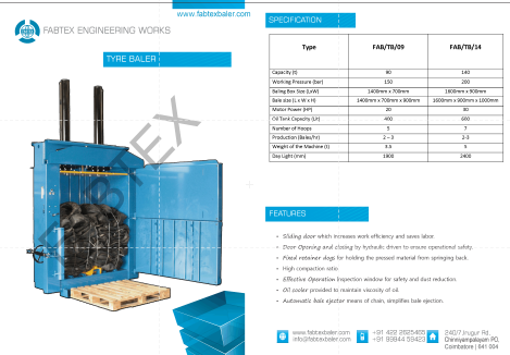 Horizontal Bagging Press