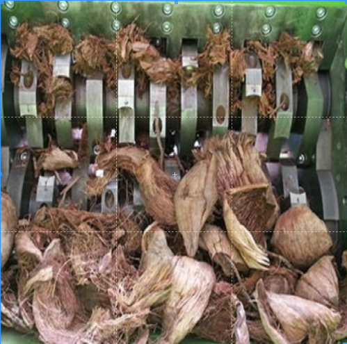 Palm Leaf Shredding Machine