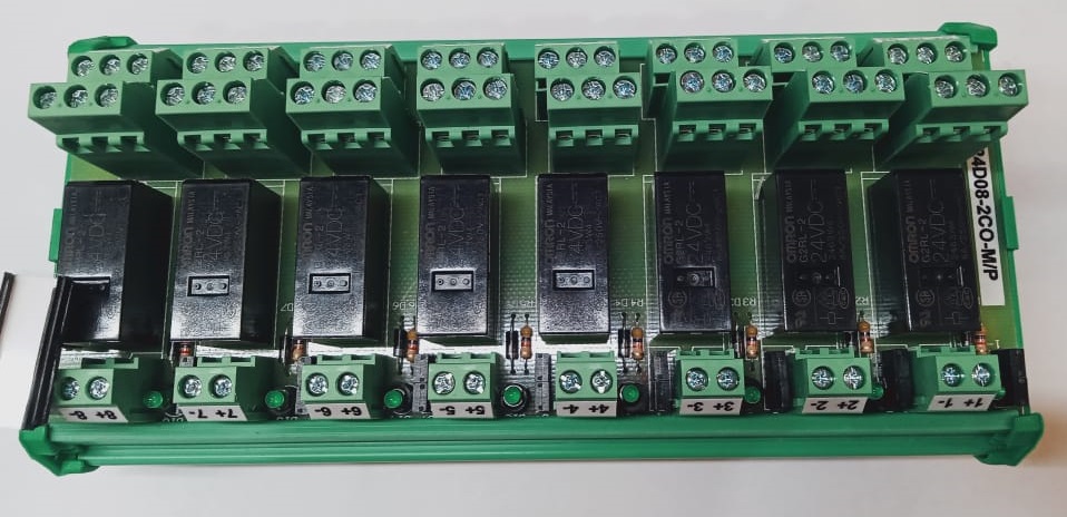 Relay Module 24 Volt DC 8 Channel 2 Change Over Without Relay Socket