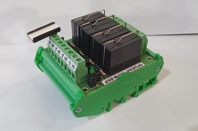 Relay Module 24 Volt DC 4 Channel With 1 NO Contact