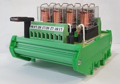 Relay Module 230 Volt AC 4 Channel 1 Change Over