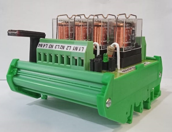 Relay Board 110 Volt AC 4 Channel 1 Change Over