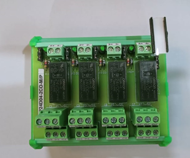 Relay Module 24 Volt DC 4 Channel 2 Change Over Without Relay Socket