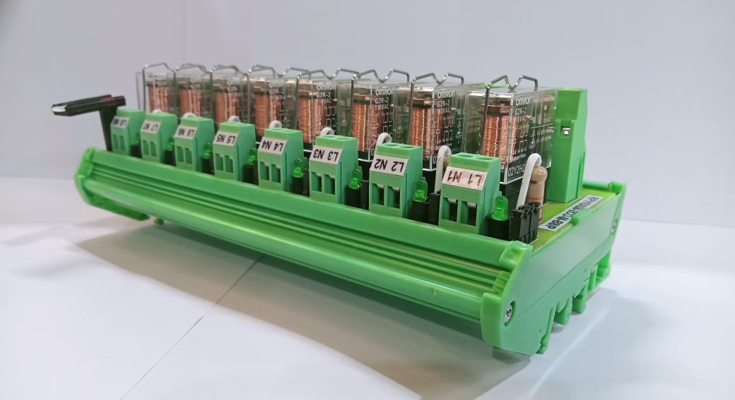 Relay Board 110 Volt AC 8 Channel 2 Change Over