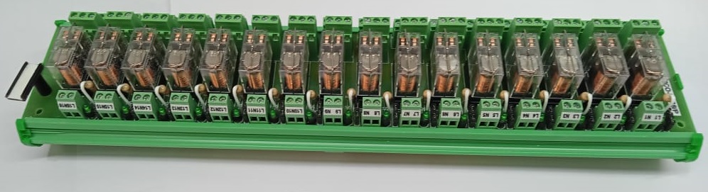 Relay Card 110 Volt AC 16 Channel 2 Change Over
