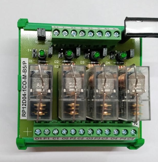 Relay Card 12 Volt DC 4 Channel 1 Change Over