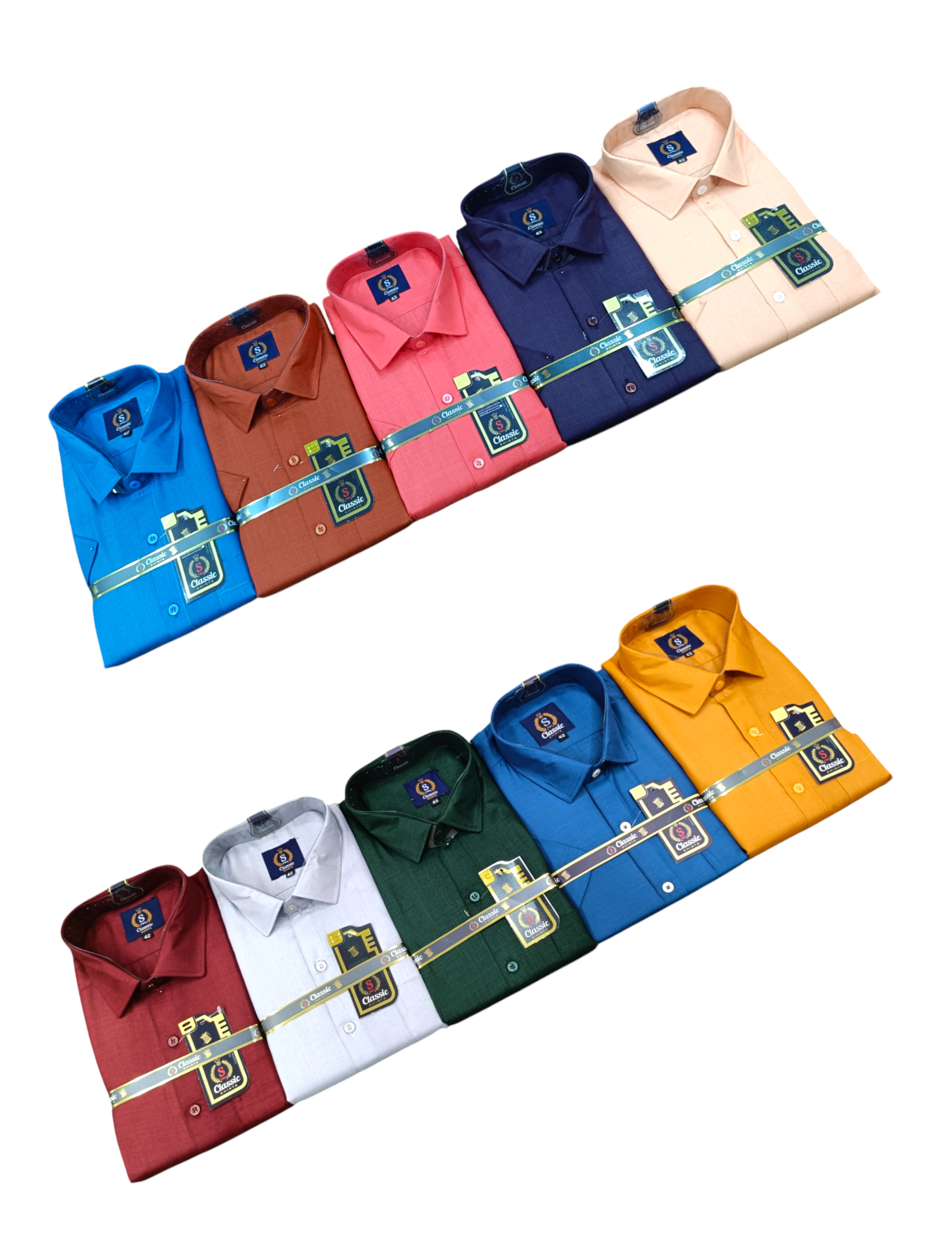 PLAIN COTTON FORMAL SHIRT