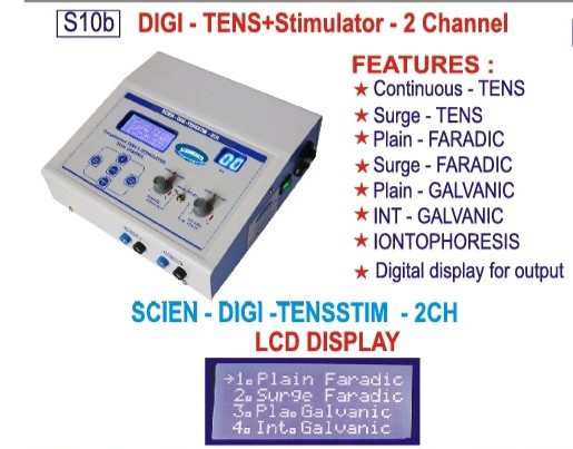DIGI-TENS+STIMULATOR - 2 CHANNEL
