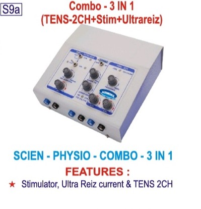 COMBO - 3 IN 1 (TENS-2CH+STIMULATOR+ULTRAREIZ CURRENT)