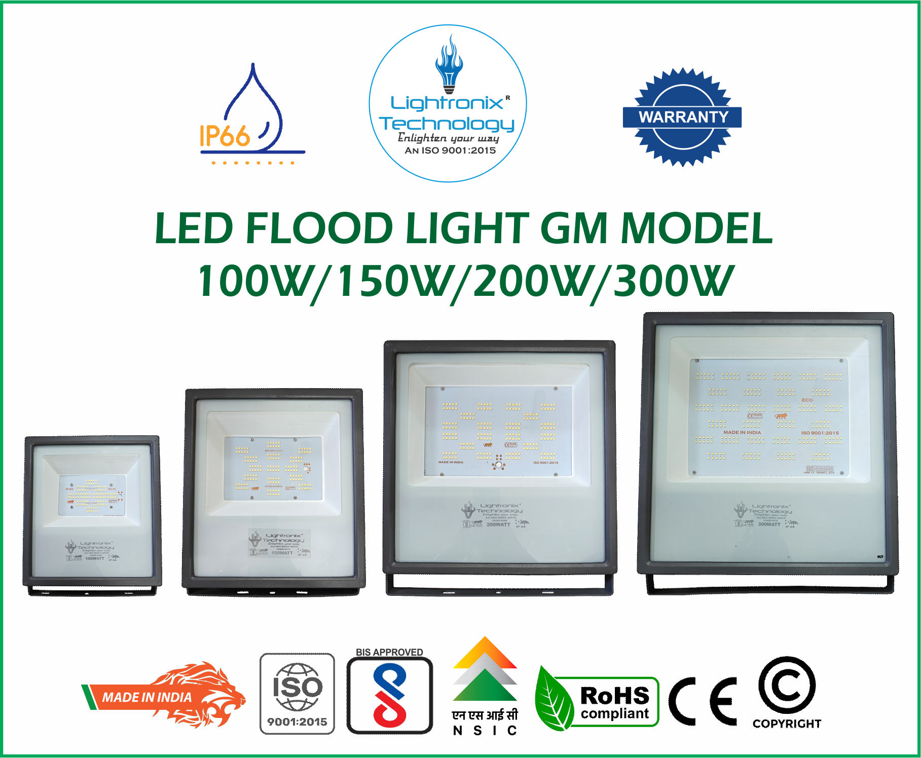 LED FLOOD LIGHT GM MODEL