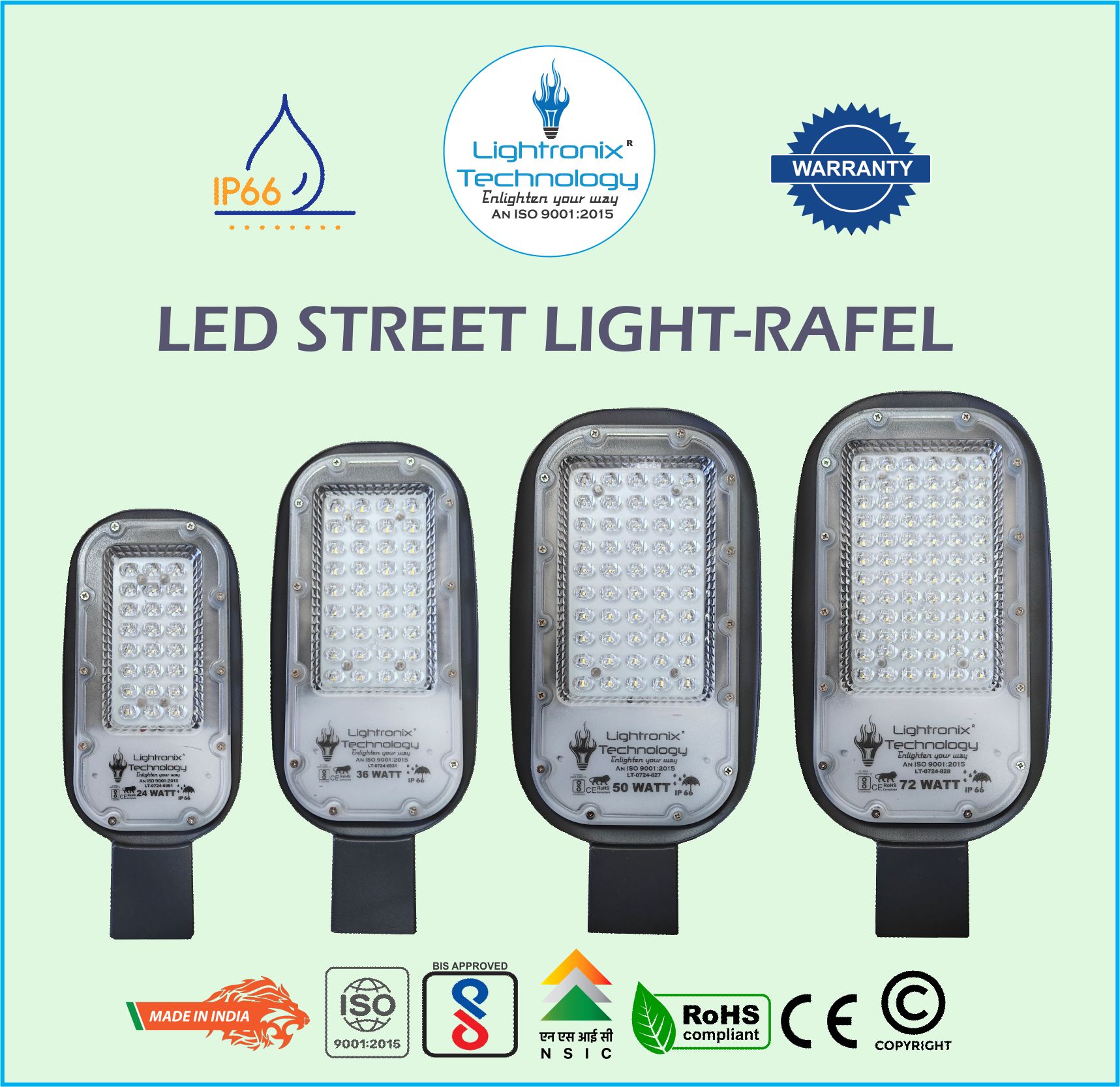 LED STREET LIGHT RAFEL MODEL