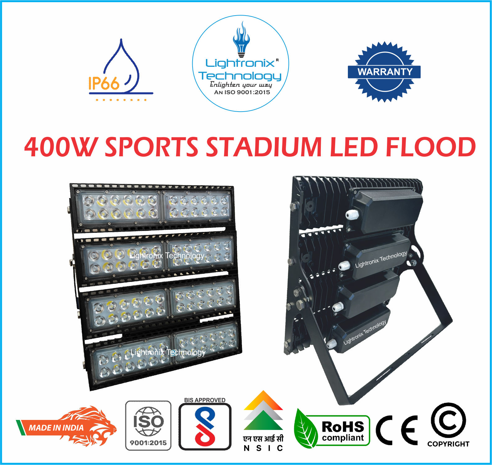 400 WATT SPORTS GROUND LED FLOOD LIGHT