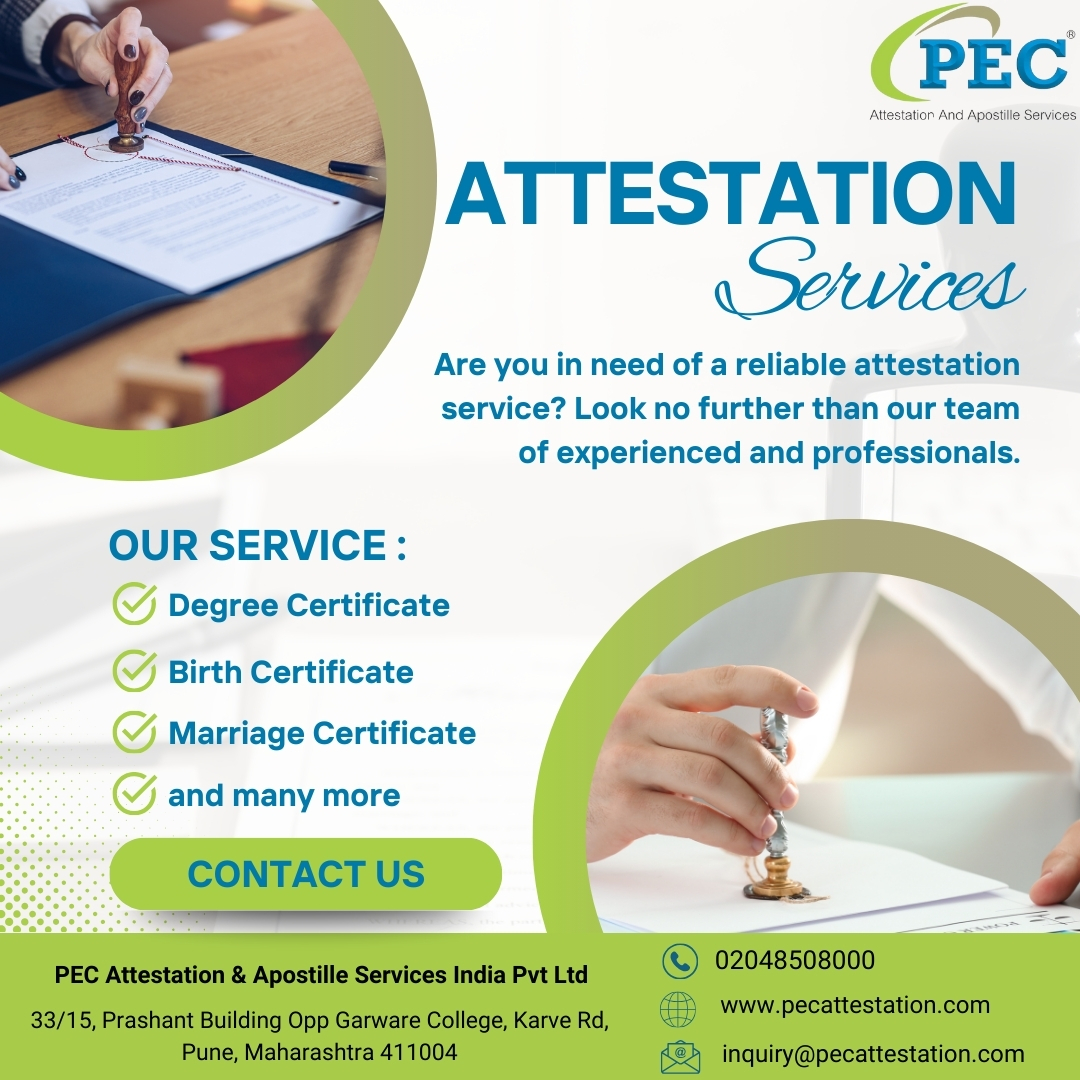 Certificate Attestation 