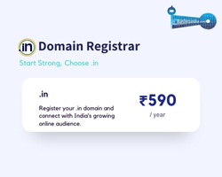 .in Domain Registration