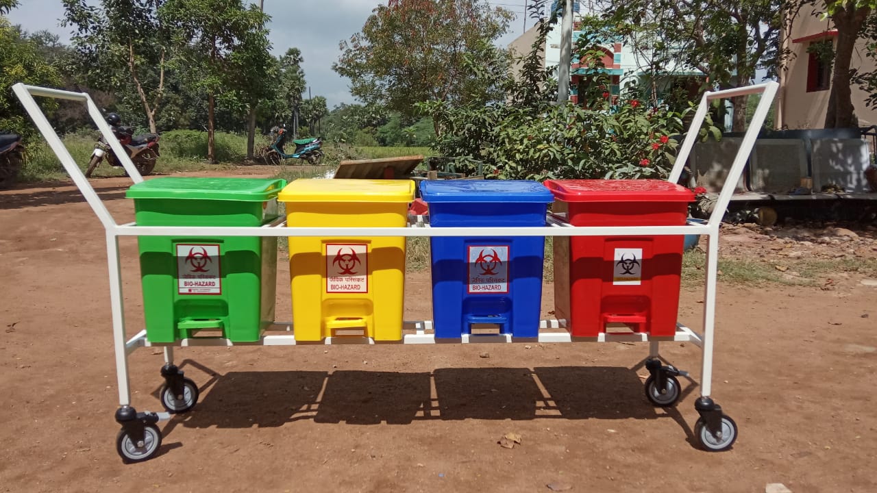  Waste bin Trolley 