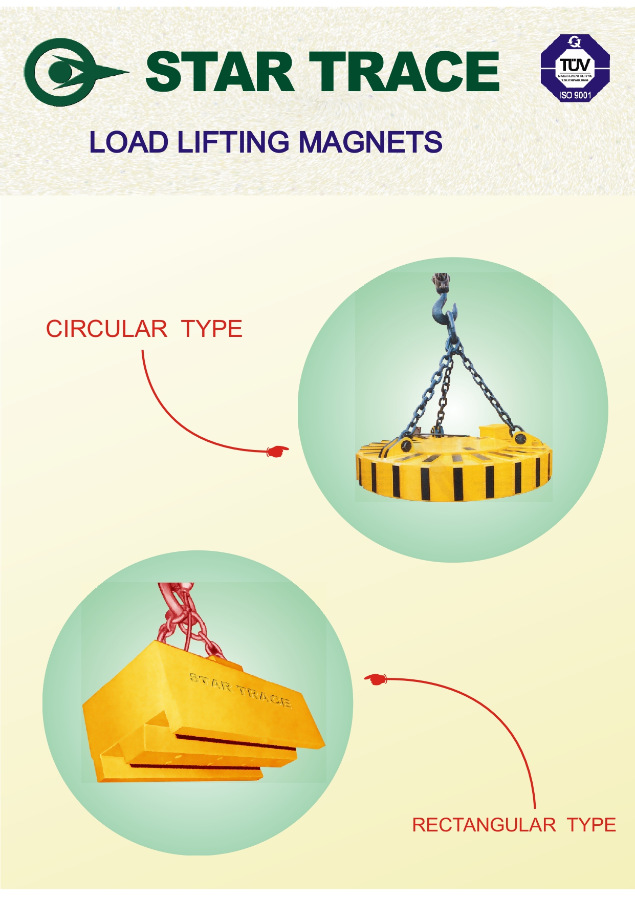 CIRCULAR LIFTING MAGNET STR 104
