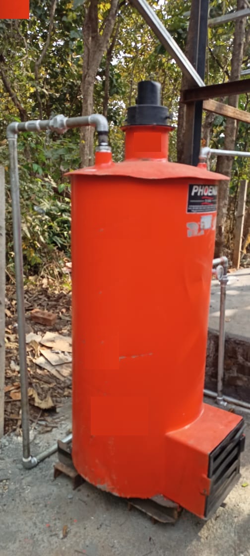 Biomass Water Heater- Puff insulated- 100 Litters 