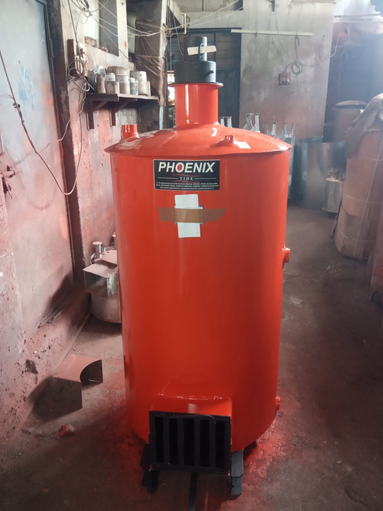 Biomass Water Heater Puff Insulated 300 Litter 