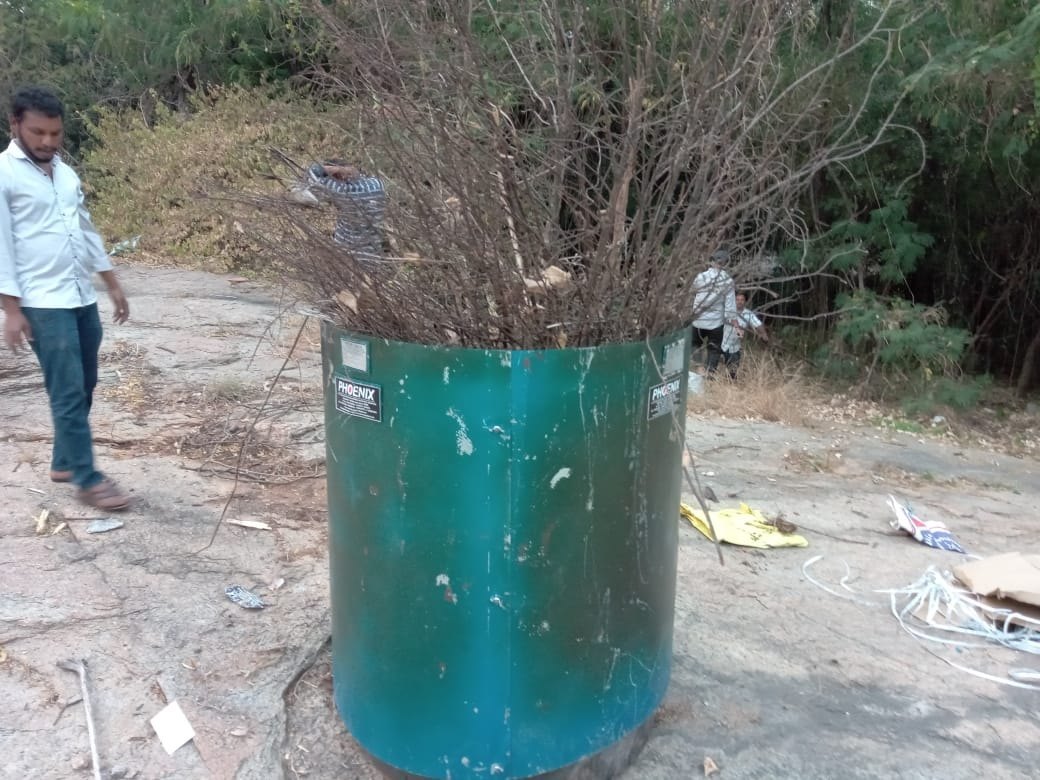 Ring of fire (biochar making equipment)