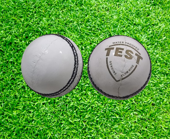 White Leather Ball for Cricket