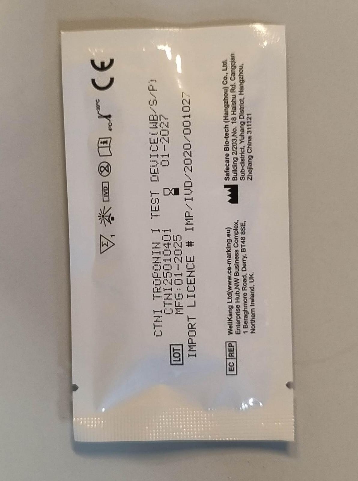 Trop I Test Kit