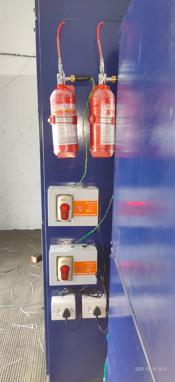 Inert Gas Fire Suppression System