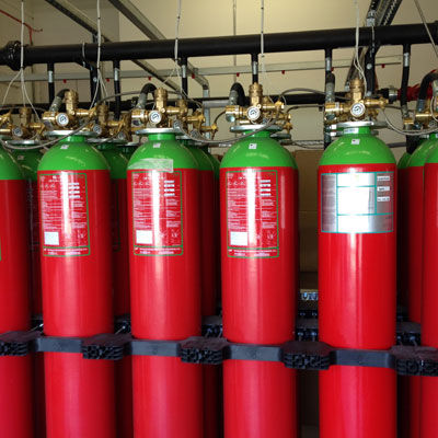 Electrical Panel Gas Based Fire Suppression