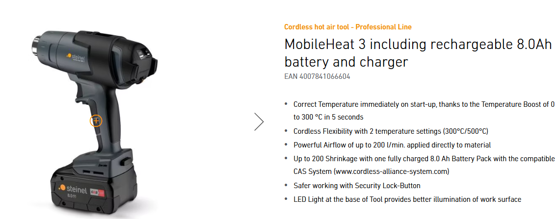 Cordless Heat Gun