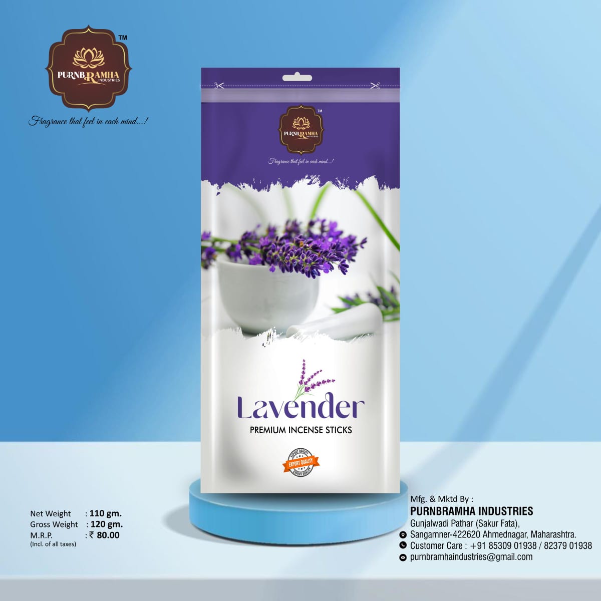 LAVENDERPREMIUM INCENSE STICKS