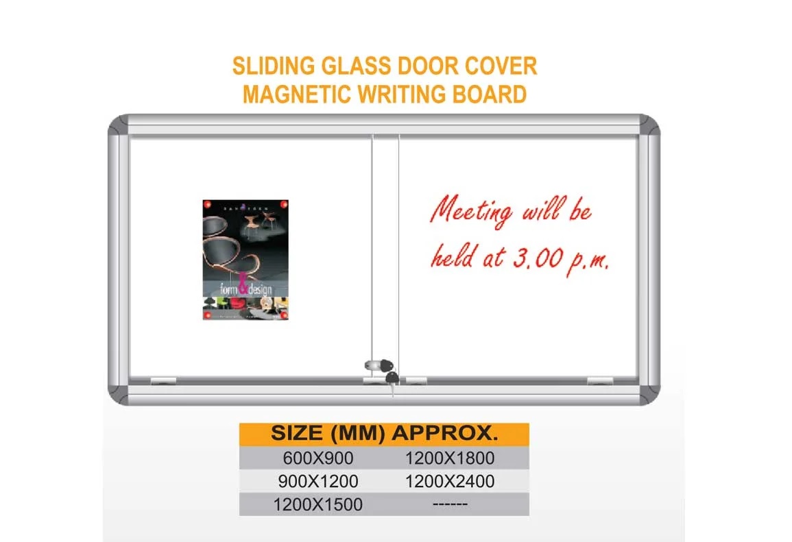 SLIDING GLASS DOOR COVER BOARDS (MAGNETIC  WRITING BOARD)