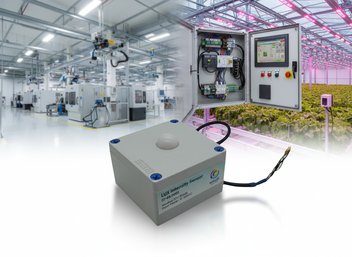 Lux Sensor w Modbus RTU RS485 (0 - 65535)|WIN-SN-LUX-M