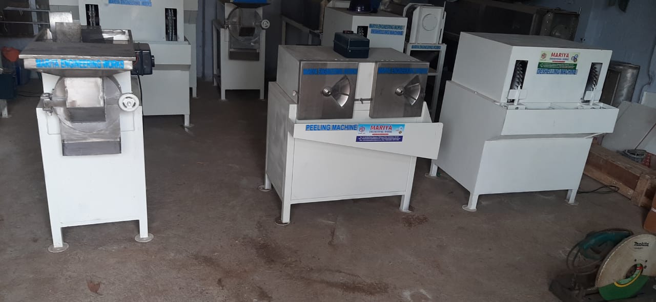Double Head Coconut Peeling Machine 