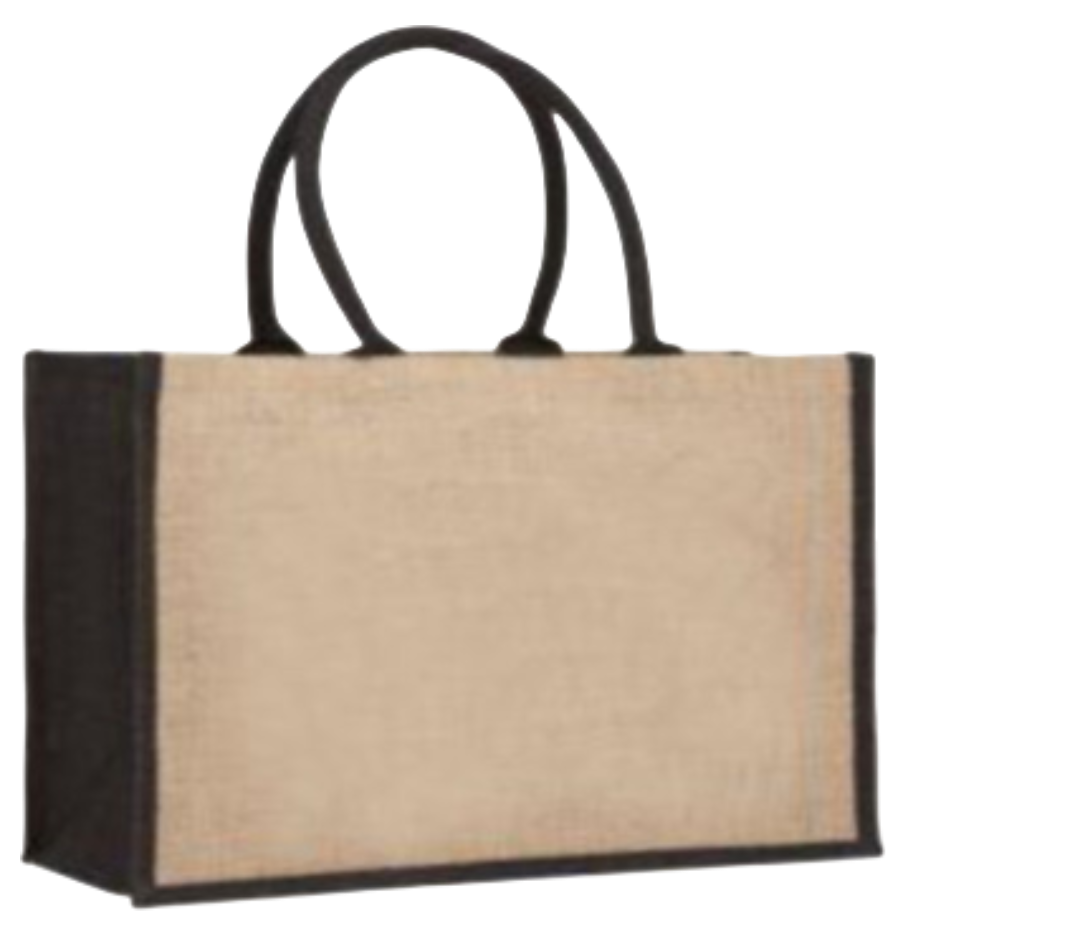 Jute Dyed Cotton Padded Shopping Bag