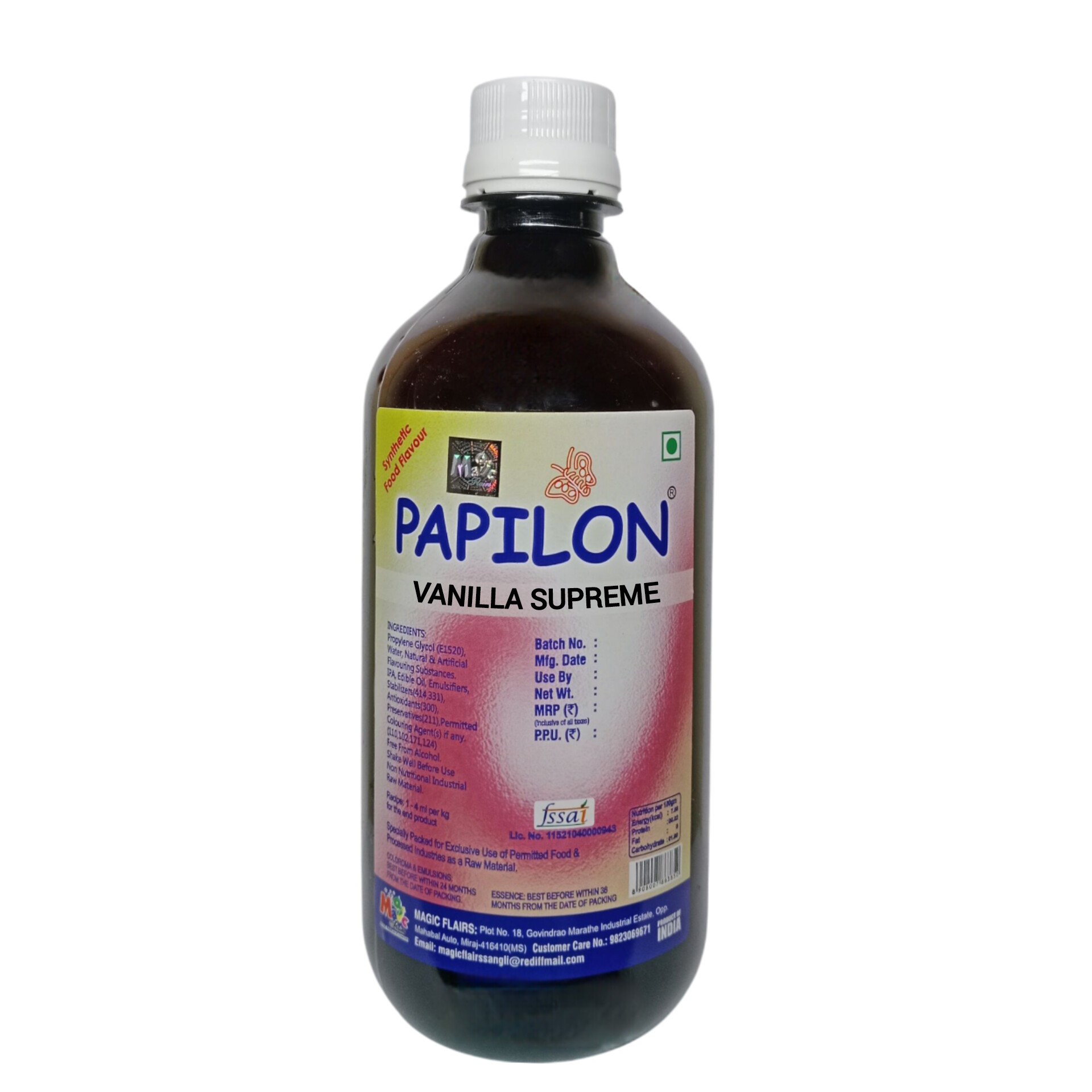 Papilon Food Flavour for Bakery – Premium Concentrated Essence for Cakes, Cookies, Breads & Pastries