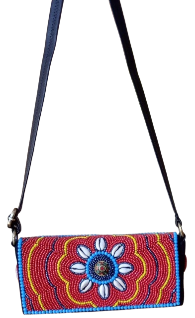 Seashell Beaded Bag Purse for Ladies