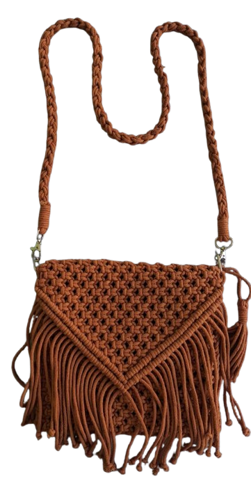 Brown Macrame Crochet Bag Wholesale Bulk Supplier & Exporter 