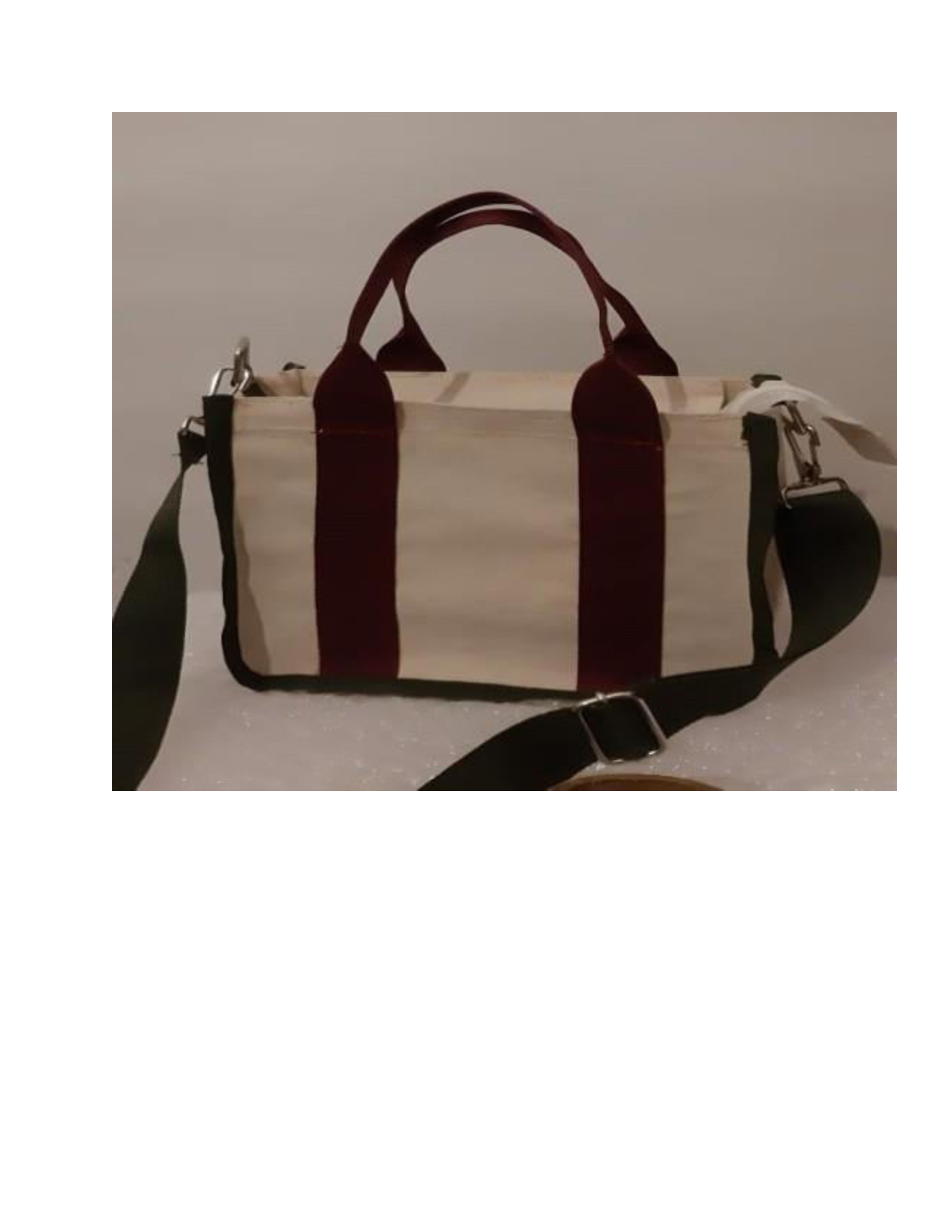Brown Canvas Handbag for International Buyers
