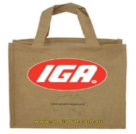 Custom Printed Natural Laminated Jute Handbag Worldwide Bulk Supplies