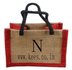 Custom Printed Natural Laminated Jute Handbag Worldwide Bulk Supplies