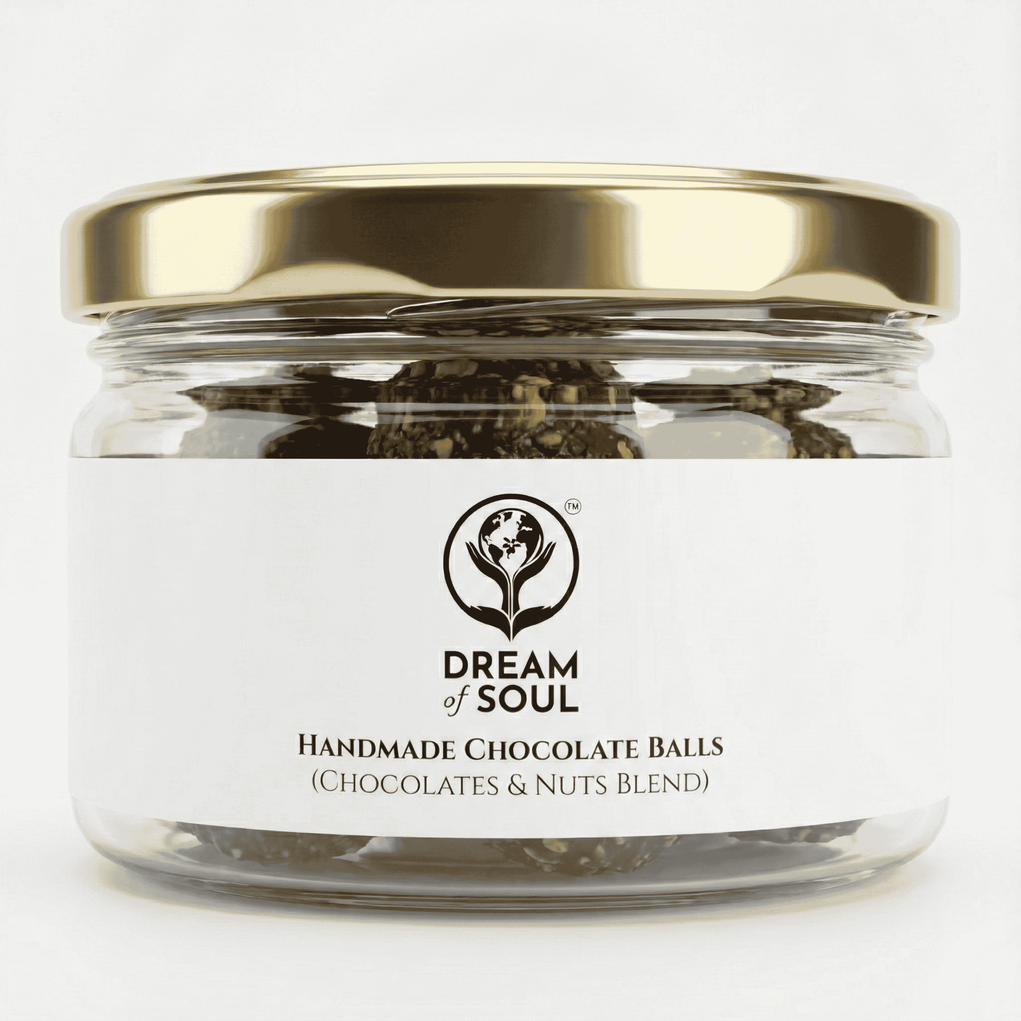 Handmade Chocolate Balls with Nuts