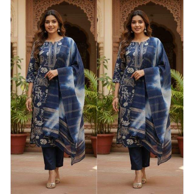 Best quality Vetican Discharge Print Suit For Trendy Women’s Fashion for Multi Use Daily & Occasion Wear