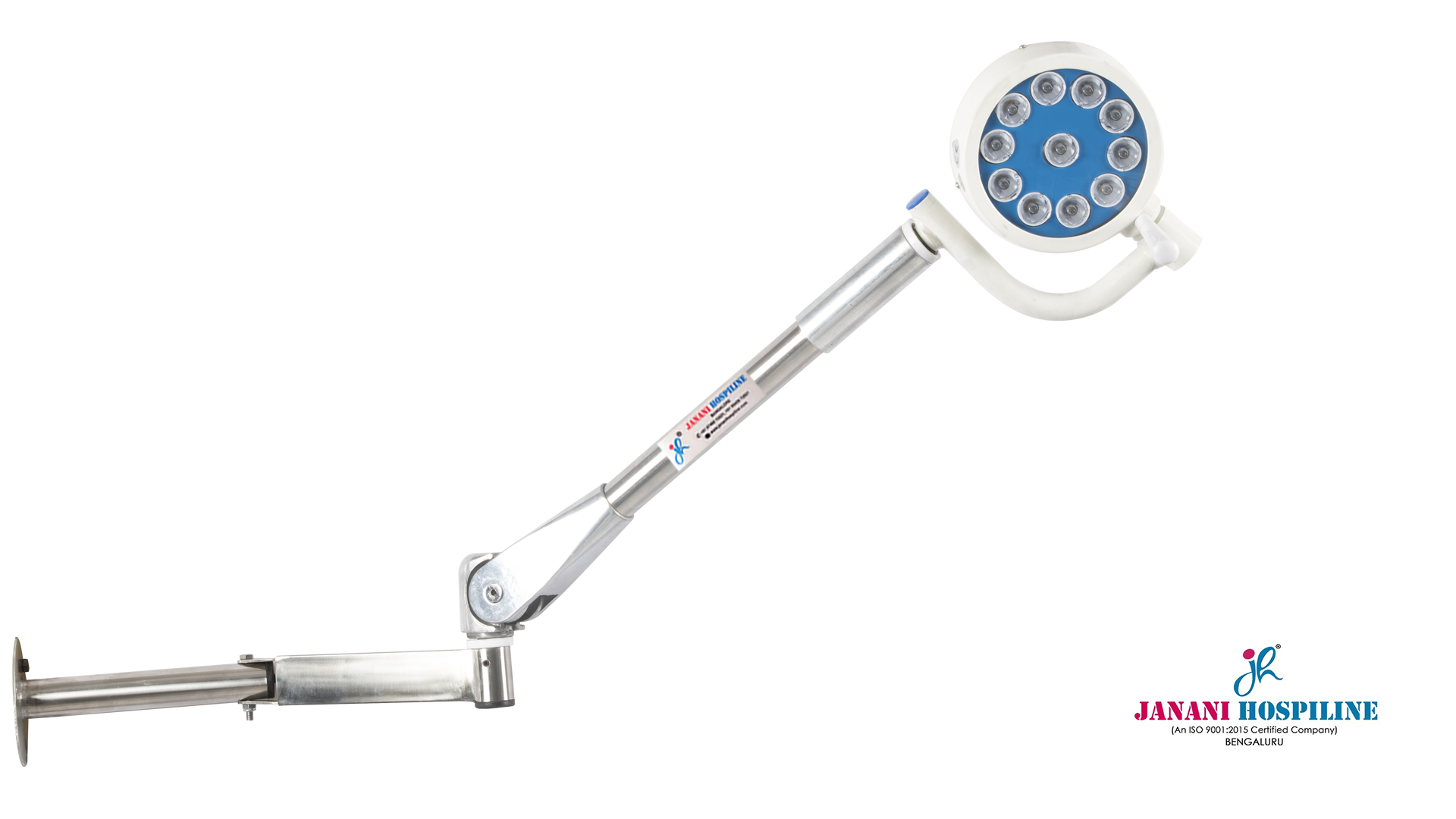 WALL MOUNTED OT LED LIGHT W001 WITH STANDARD SS ACCESSORIES