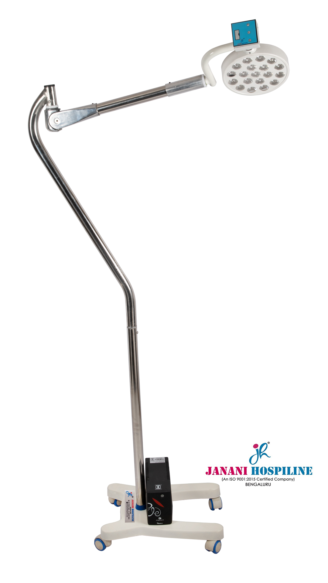 MOBILE OT LED LIGHT M002CB WITH STANDARD SS ACCESSORIES