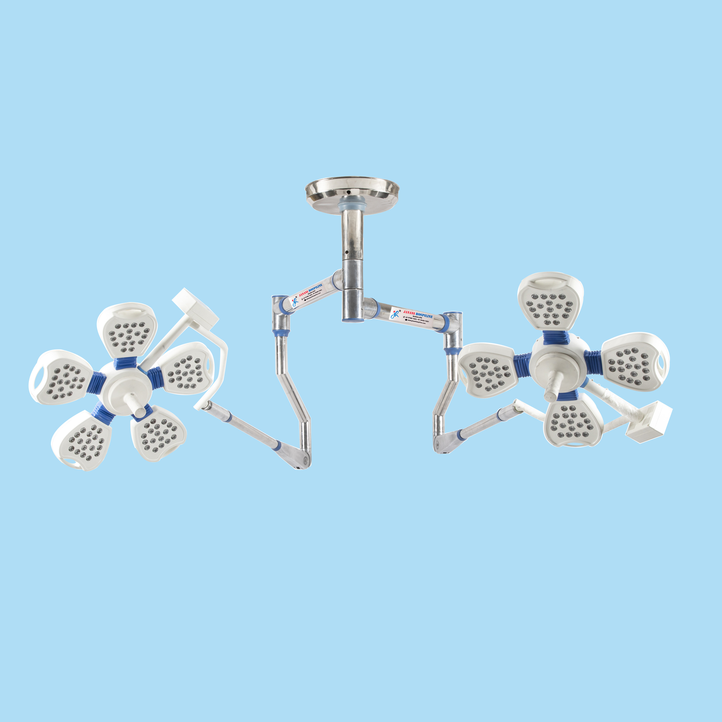 CEILING OT LED LIGHT N05+N04 WITH STANDARD SS ACCESSORIESS