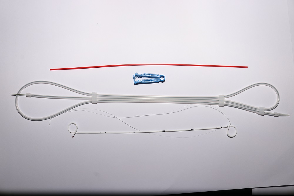 Ureteral Indwelling Double Pigtail Stent (Double J Stent) Set