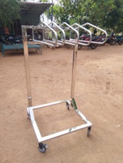LEAD APRON STAND