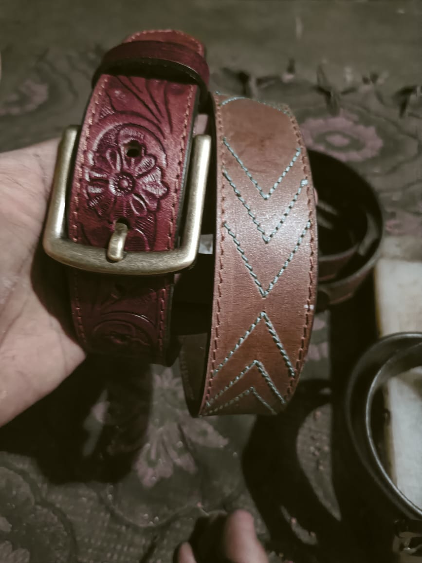 Handcrafted Leather Waist Belt