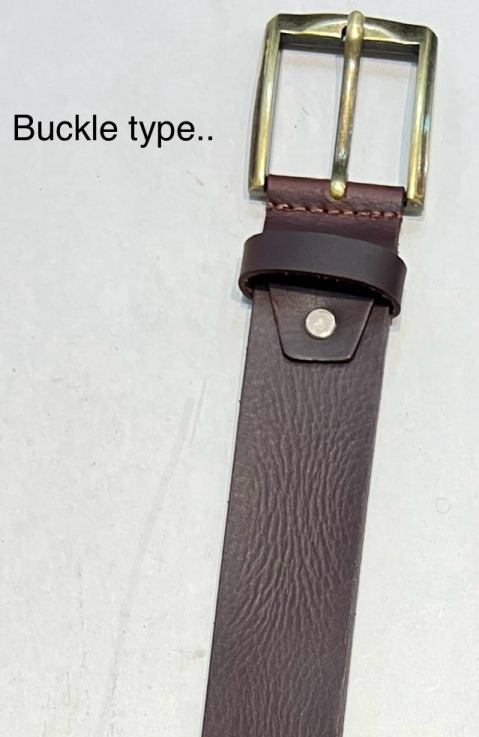 Brown Genuine Leather Belt