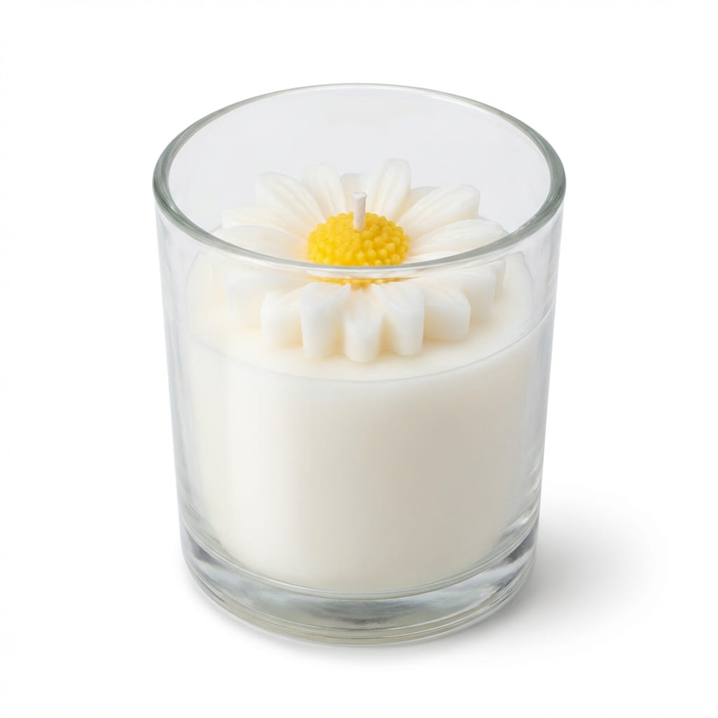 Garden Blossom Artisan Soy Candle – Premium Glass Jar