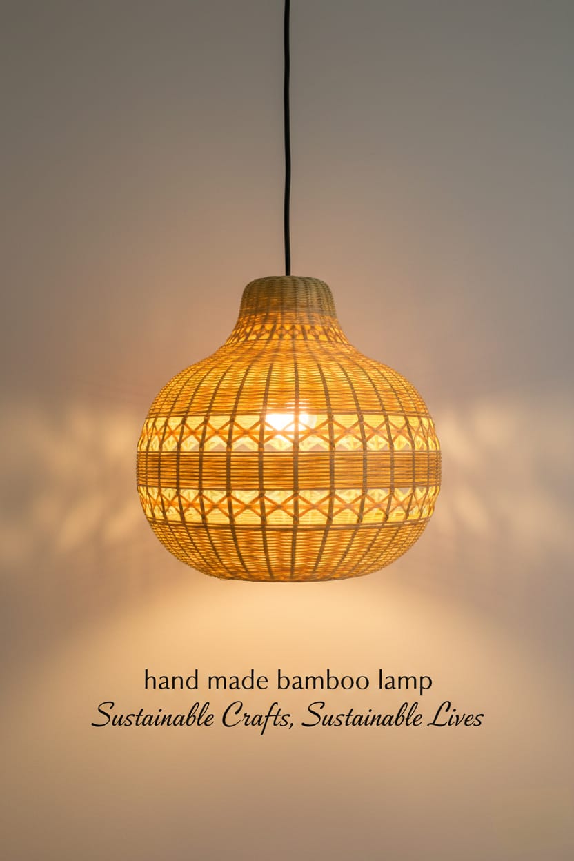 Round hanging lamp